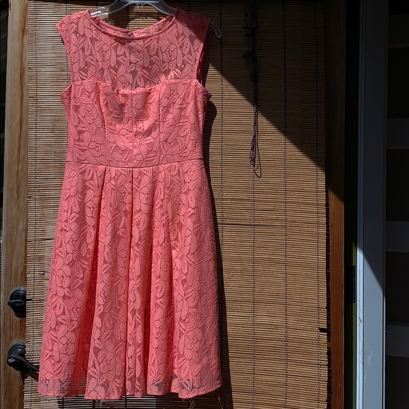 London Times coral lace high summer spring chic - Picture 2 of 8